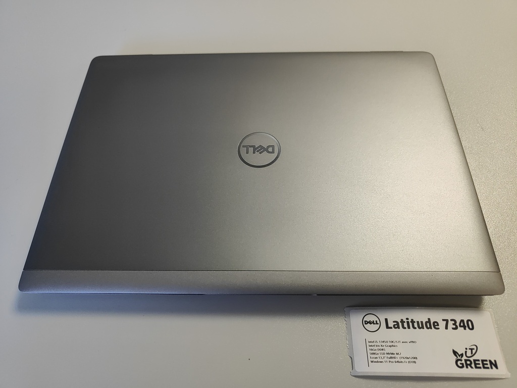 Dell Latitude 7340 - Core i5-1345U - 16 Go DDR5 - SSD NVMe 500 Go - 13,3" FullHD+