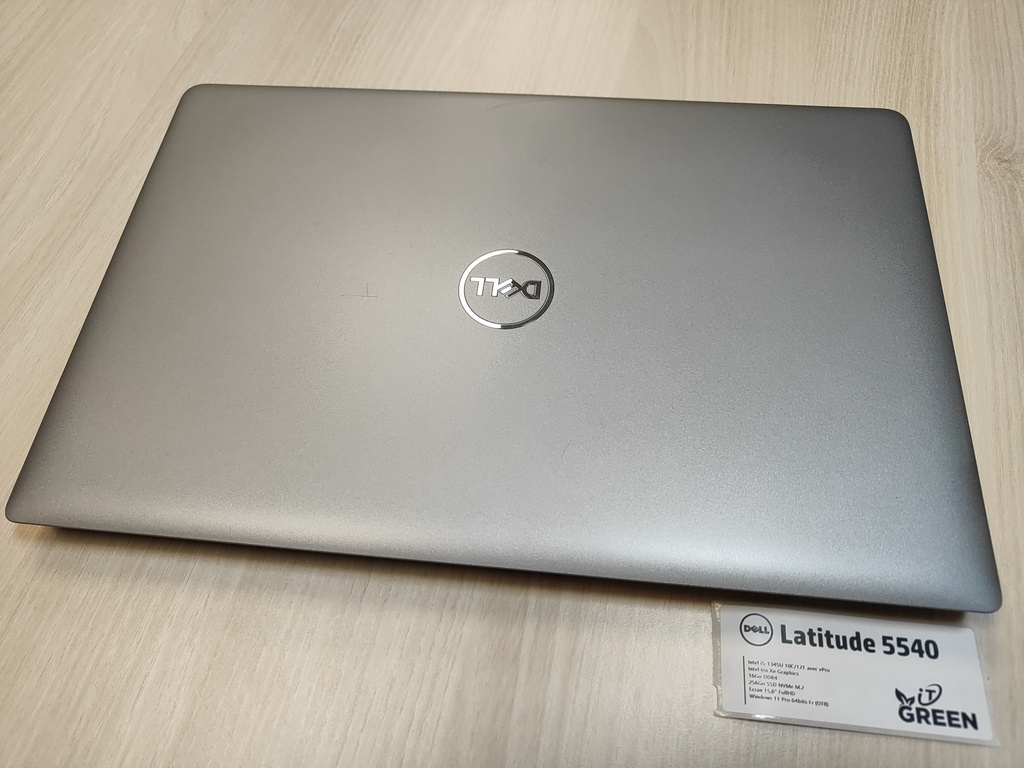 Dell Latitude 5540 - Intel i5-1345U - 16 Go DDR4 - SSD NVMe 256 Go - 15,6" FullHD