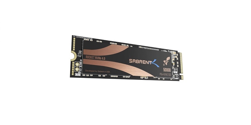 SABRENT M.2 NVMe SSD 500Go Gen4, SSD Interne 5000Mo/s en Lecture, PCIe M2 4.0 2280